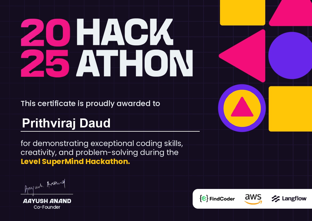 Level SuperMind Hackathon